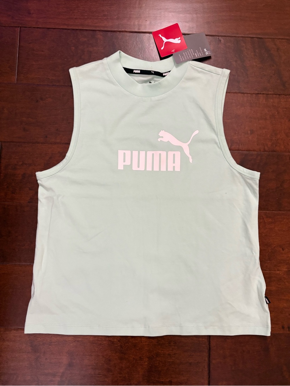 Puma Mint Green Crewneck Tee